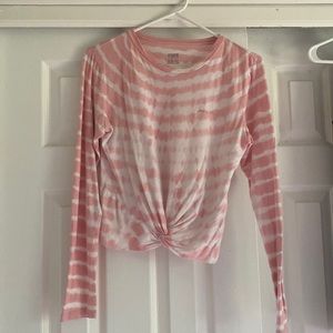 Tie dye Pink long sleeve brand PINK size xs